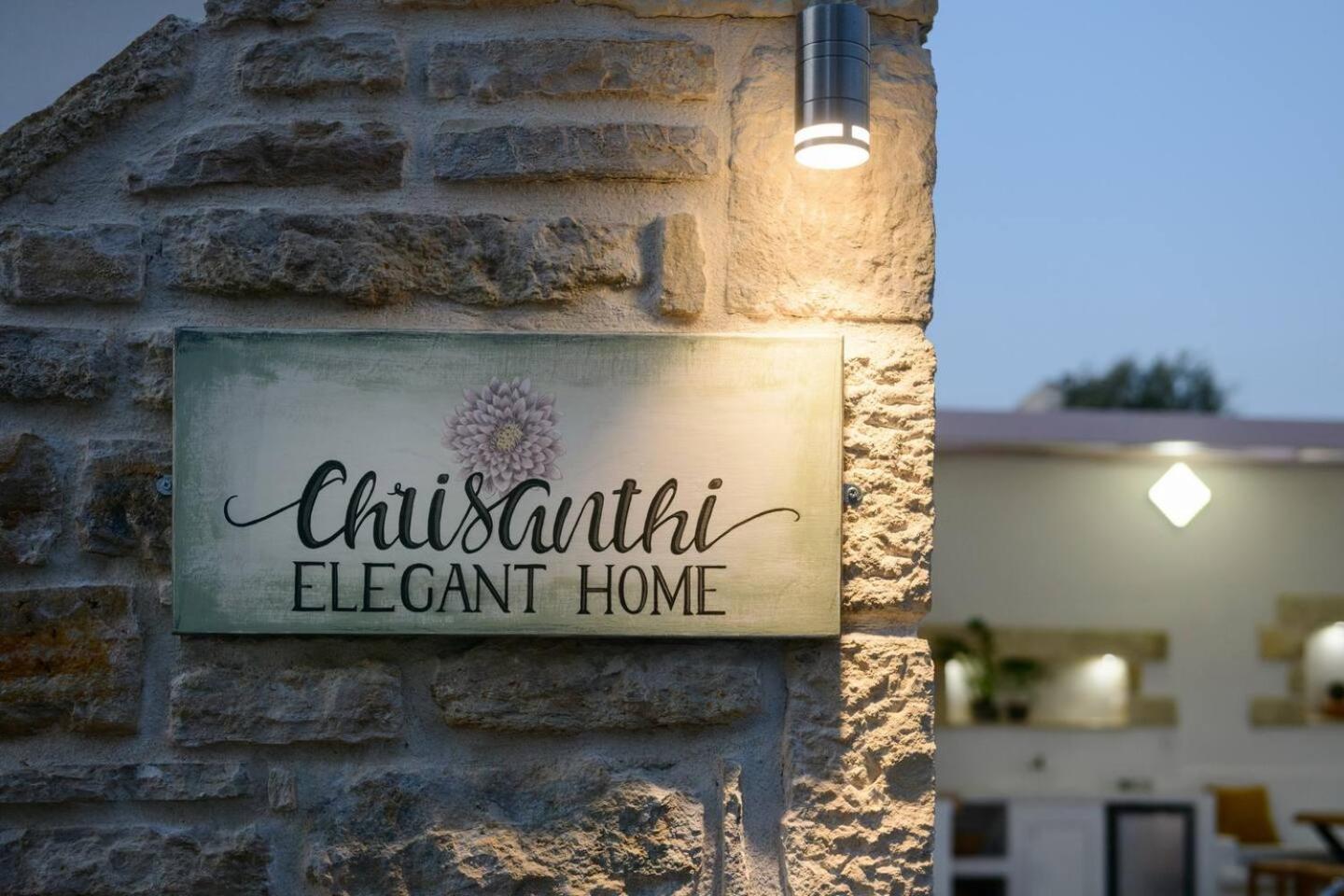 Chrisanthi Elegant Villa Pitsidia Bagian luar foto